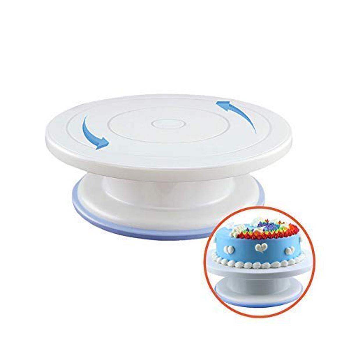 360 Degree Revolving Cake Decorating Turntable (৩৬০ ডিগ্রি রোটেটিং কেক টার্নটেবিল)