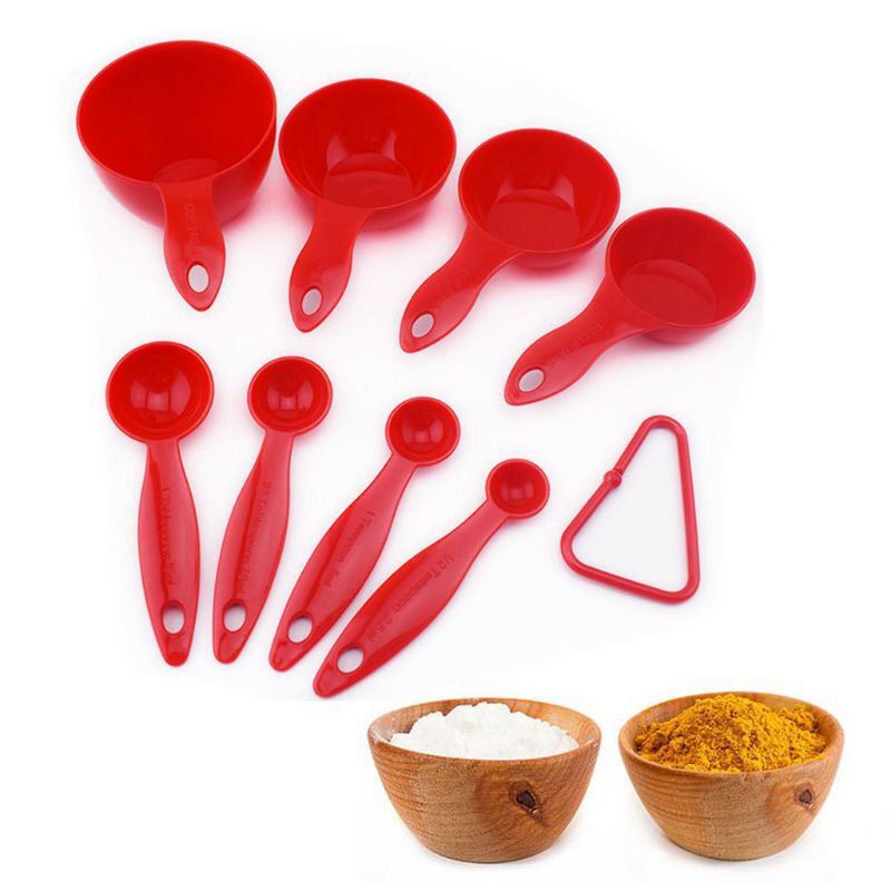 8 Pcs Measuring Cups and Spoons Set (৮ পিস মেজারিং কাপ ও চামচ সেট)