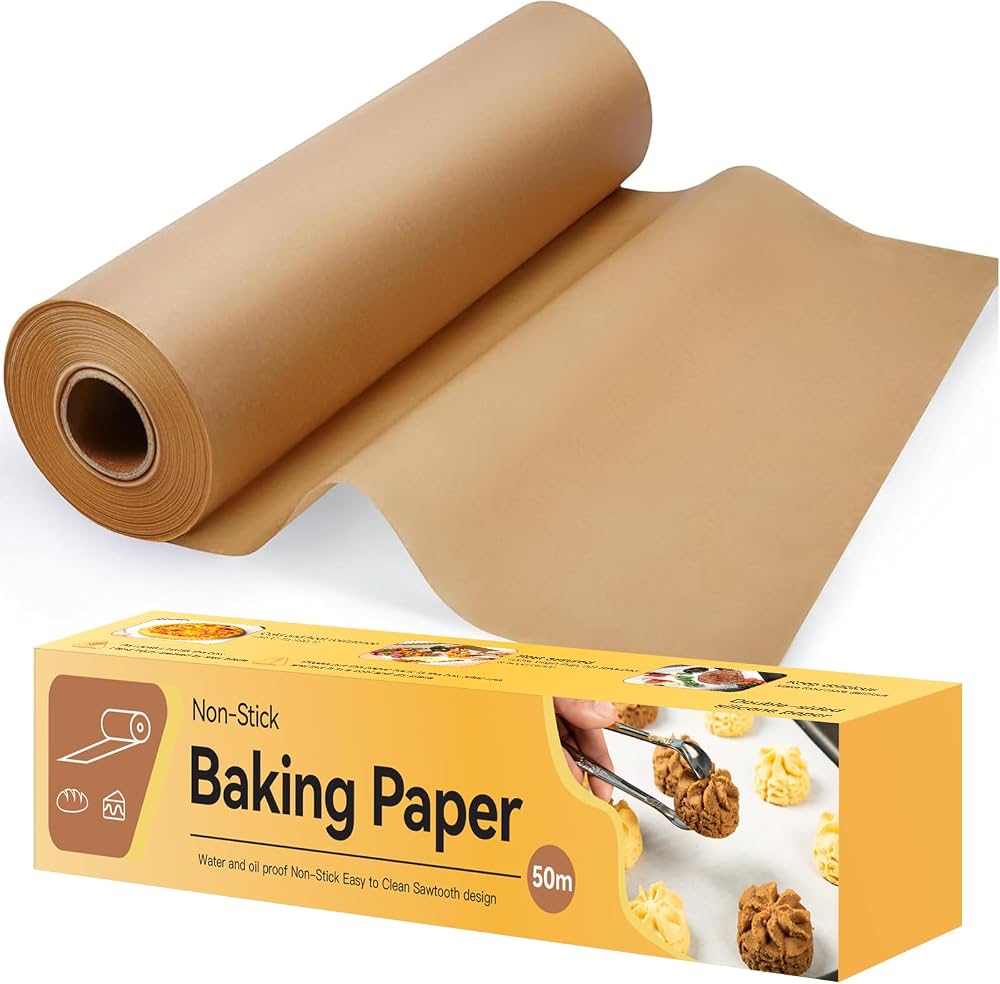 Non-Stick Baking Parchment Paper Roll 50m (নন-স্টিক বেকিং পার্চমেন্ট পেপার ৫০ মিটার)