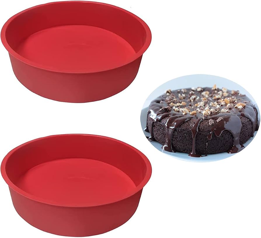 8 Inch Round Silicone Cake Baking Mold (৮ ইঞ্চি রাউন্ড সিলিকন কেক মোল্ড)